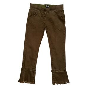 Azi Mid-Rise Straight Leg‎ Jeans - Brown Size 6